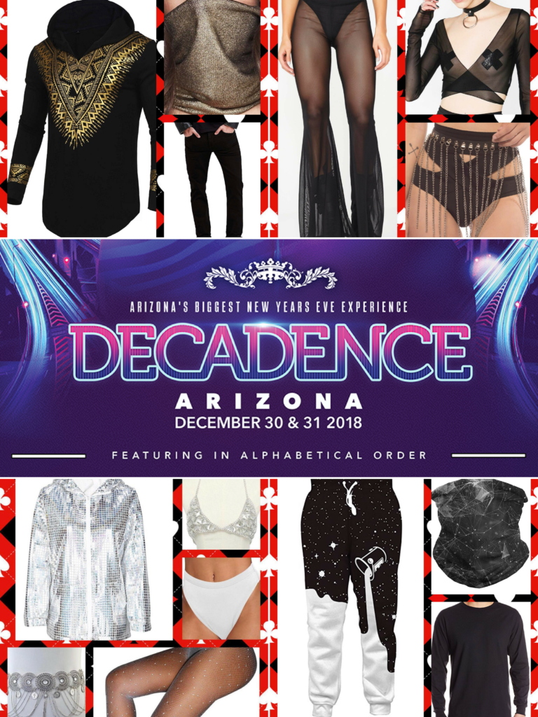 Outfit Ideas for Decadence Arizona - Vibe With Ade